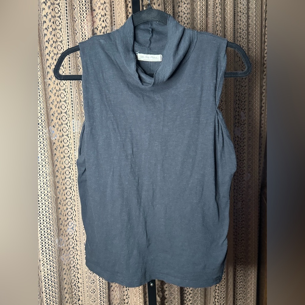 We the Free Black Sleeveless Top
